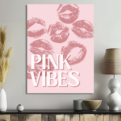 Pink Vibes Kisses - Cowgirls Wall Decor