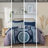 Full Size Navy Bedding With Metallic Sheets Bed Comforter - Print