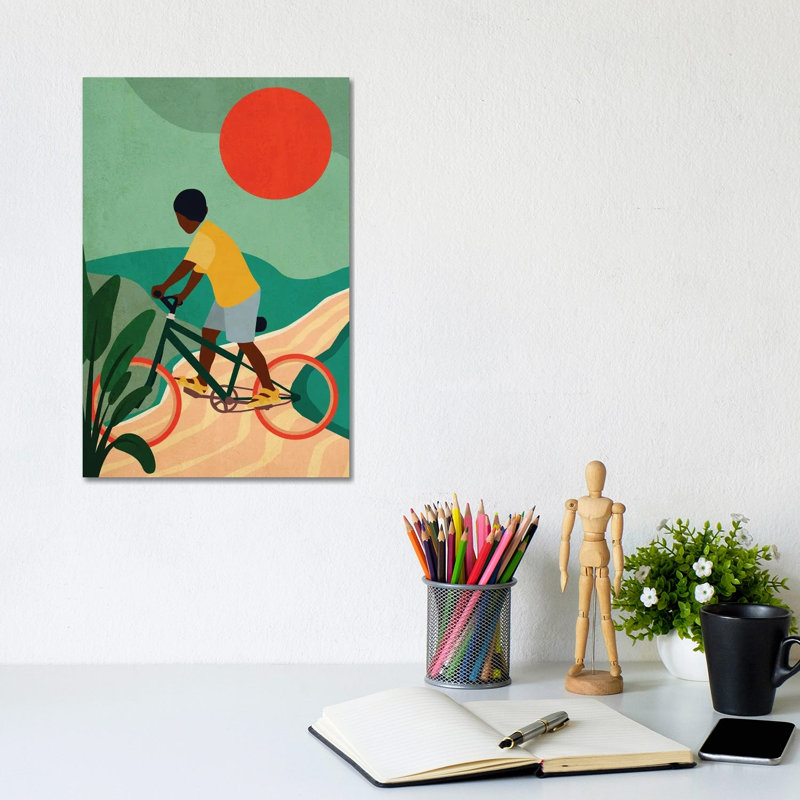 Stay Home No. 7 by Domonique Brown - Wrapped Canvas Print, 20.32 cm H x 30.48 cm W