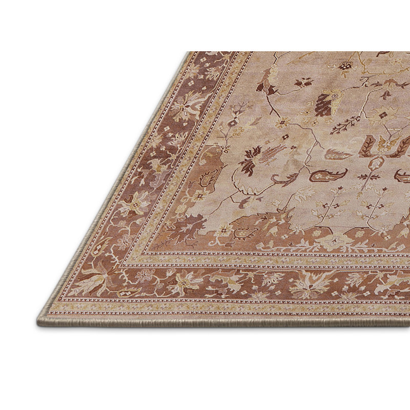 Tapis oriental brun / gris khajag, Rectangle 2 pi x 4 pi