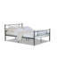 Gap Metal Dark Grey Modern Black Bed Frame-69775853