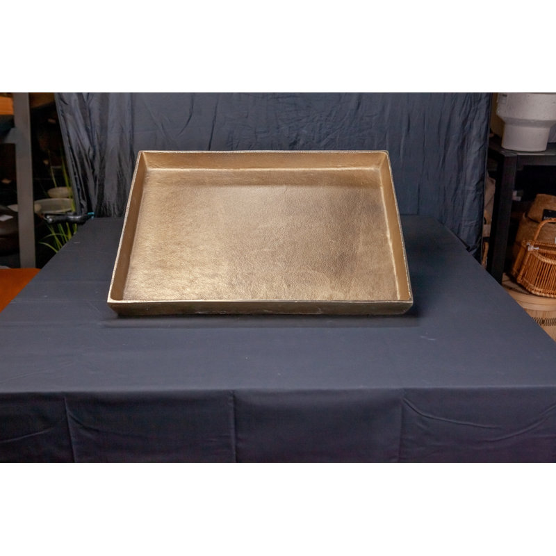 Aluminum Tray, Brown, 1.5" H x 18" W x 14.25" D