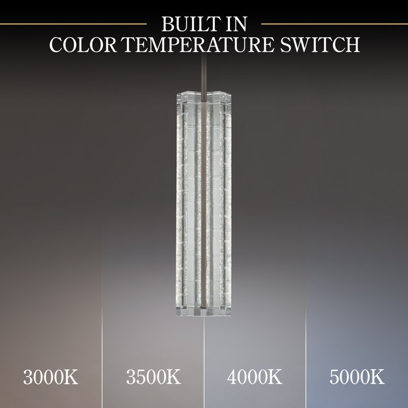 Abode 1 - Light LED Pendant, Antique Nickel