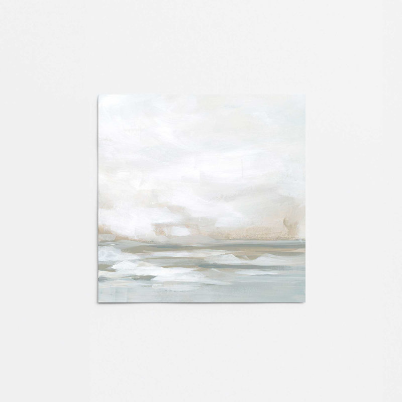 Hiver paysage marin sérénité II, Sans cadre, H 16 po x l 20 po