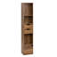 Iskender 157.5 cm H x 30 cm W Standard Bookcase-1524552156