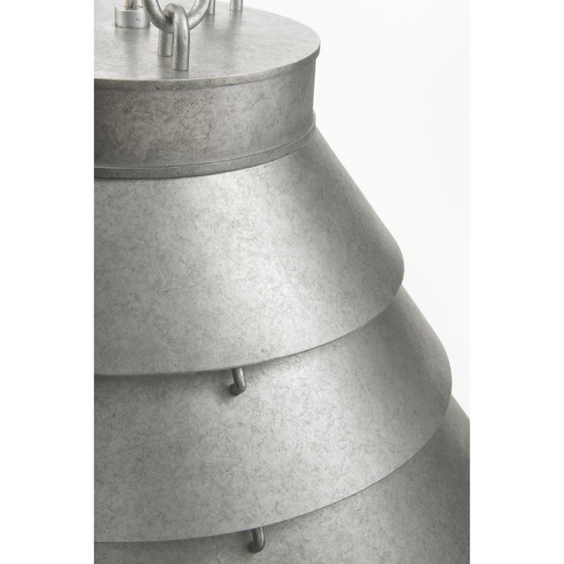 Galvanized Steel 26.5" Industrial Pendant Light