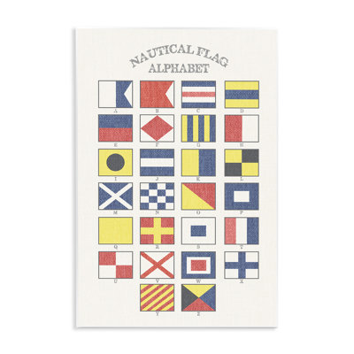 «Nautical Flag Alphabet» par Amalie, impression