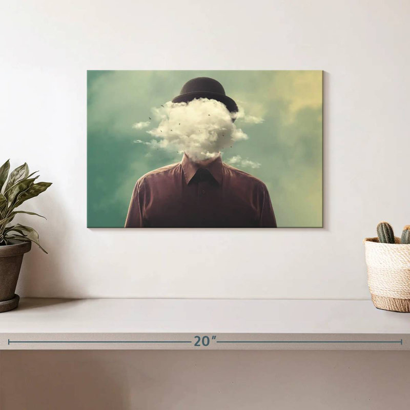 Kelan Head In The Clouds, 8" H x 12" W