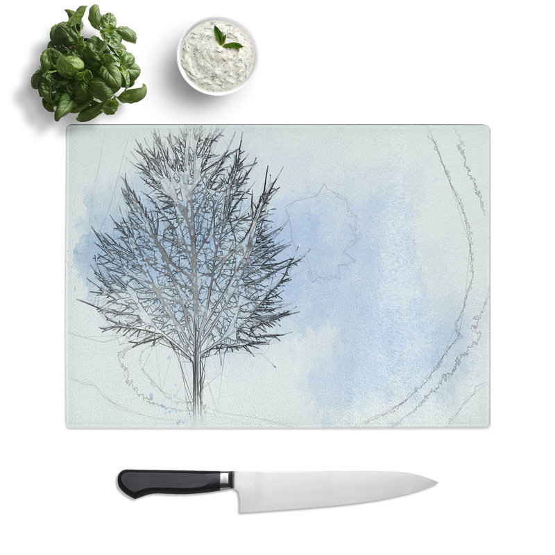 Tree in the Winter Vol.1 Sketch Chopping Board, 20cm W x 28.5cm L