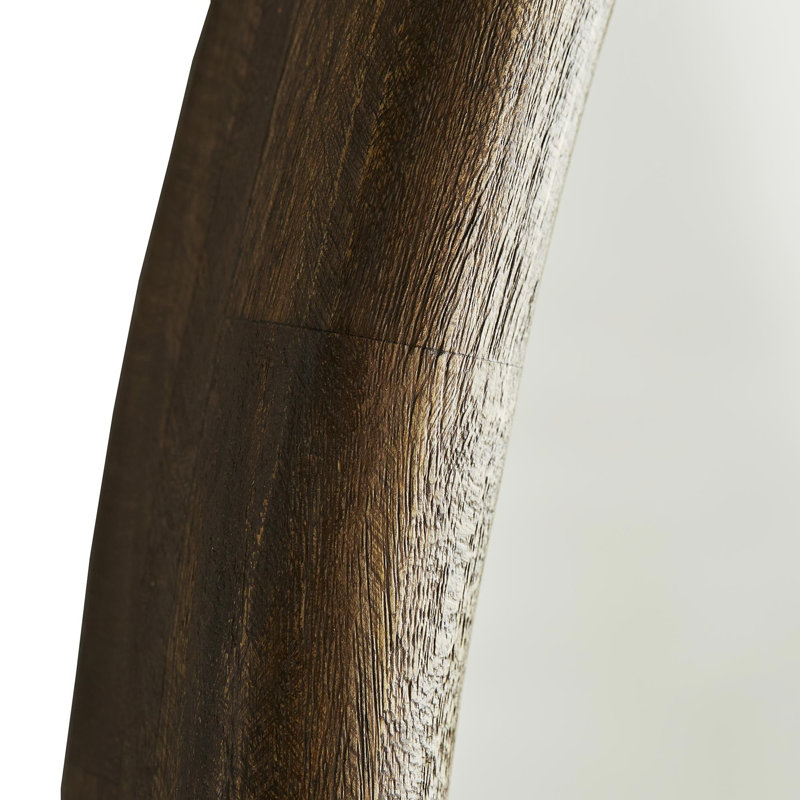 Lesley Large Mirror, Light Walnut