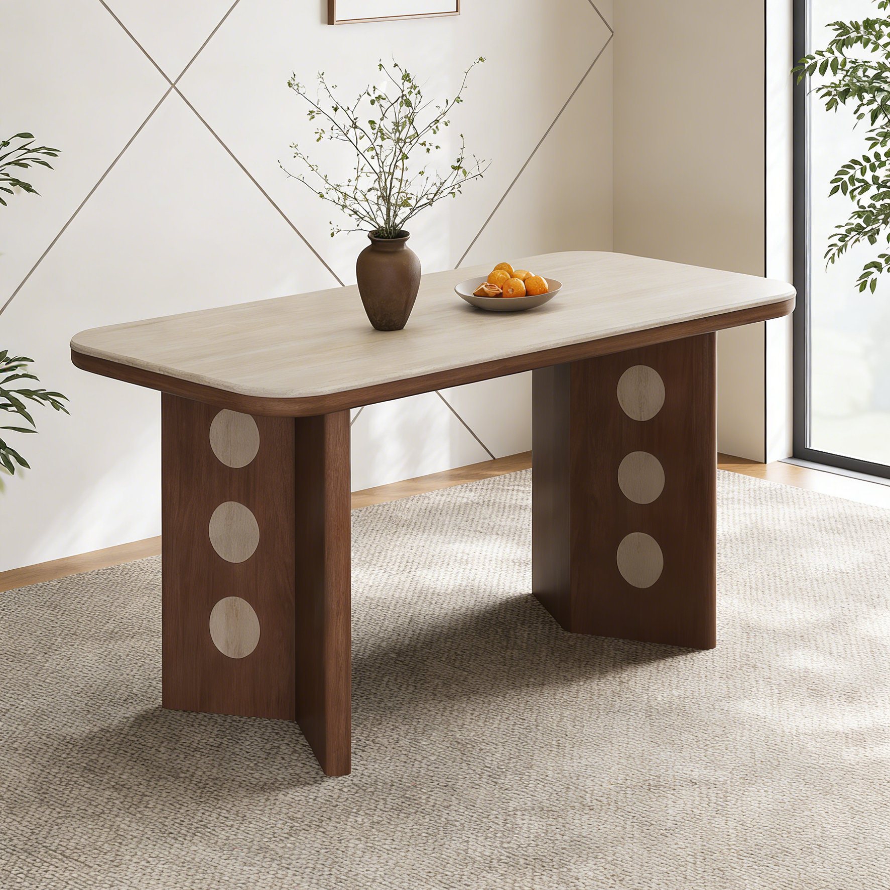 George Oliver French Simple and Fashionable Design Dining Table | Wayfair