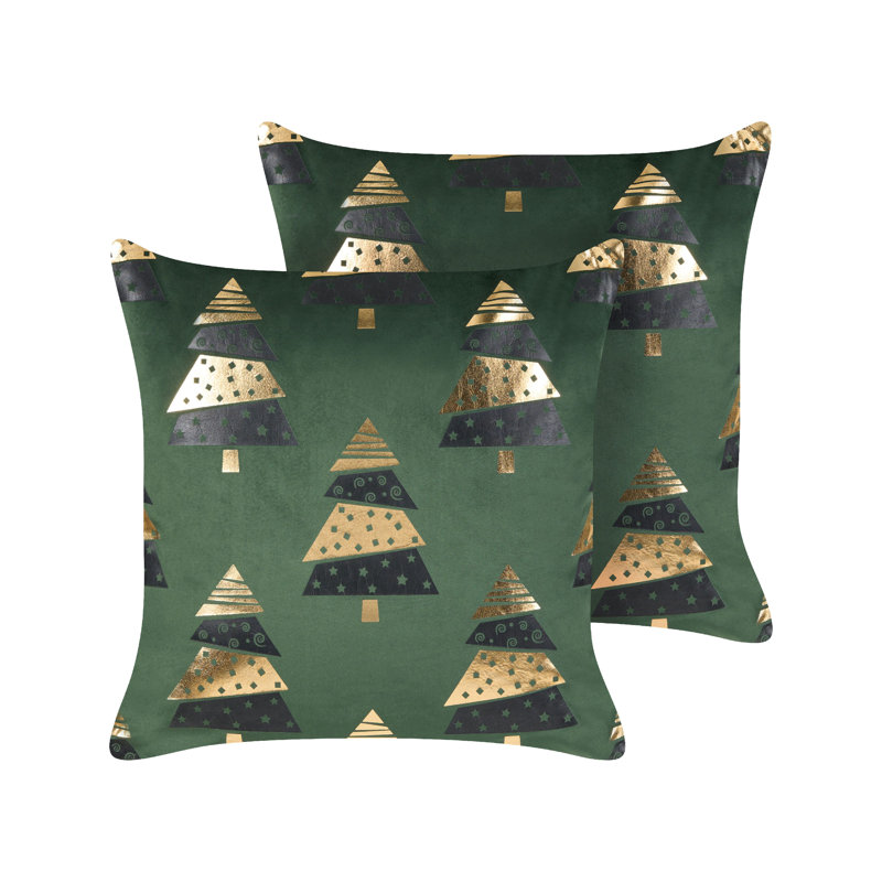 Krista Square Cushion, Green