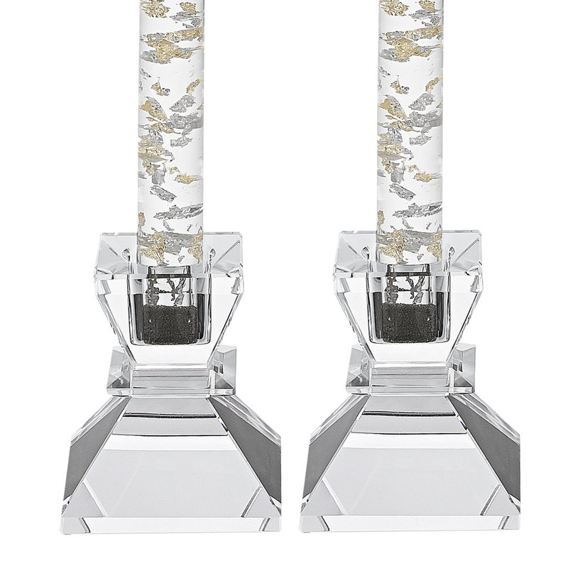 3.25'' H Crystal Tabletop Candlestick
