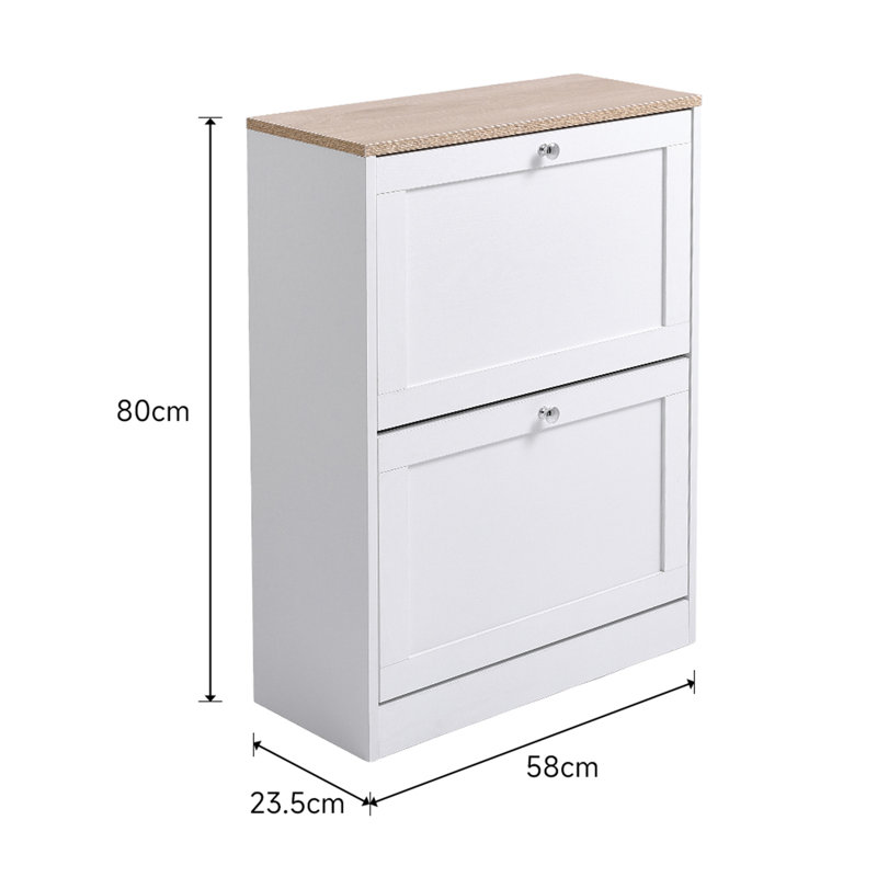 8 Pair Stackable Shoe Rack