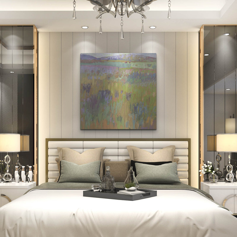 Ebern Designs «After a Spring Rain» par Jane Schmidt, art mural en métal,, H 36 po x l 36 po