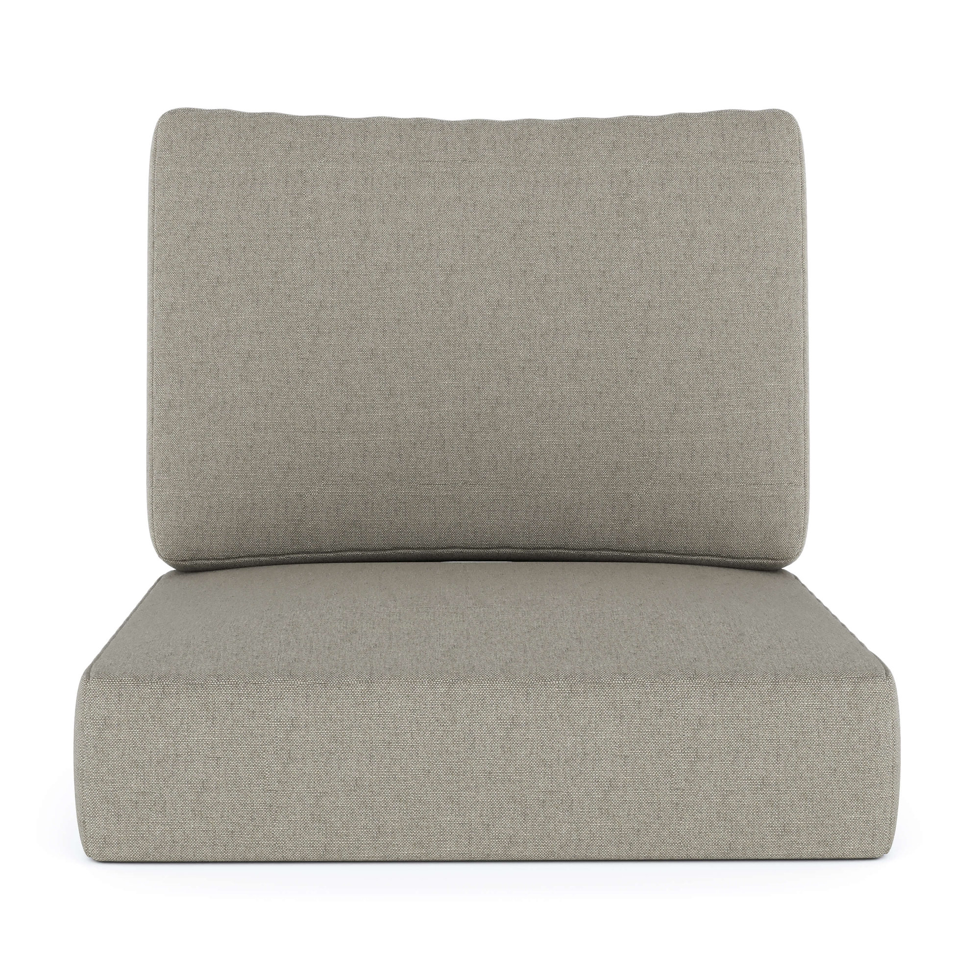 Amala Outdoor Sunbrella® Seat/Back Cushion, Sunbrella® Spectrum Dove, 25" W x 25.5" D