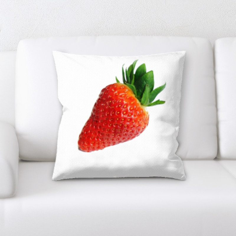 Coussin décoratif en fond de frais blanc bingaman fruits frais