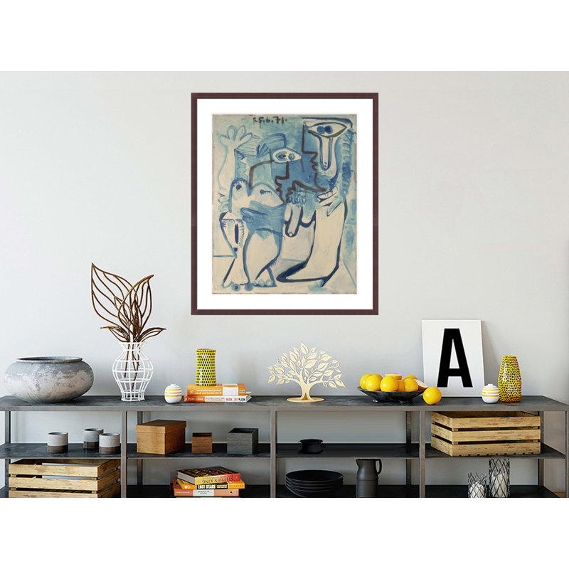 Couple by Pablo Picasso -Framed Giclee Print, 39.81" H x 33.5" W