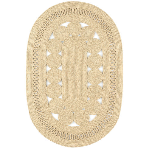 Dash and Albert Rugs Reef Natural Handwoven Indoor/Outdoor Oval Rug ...