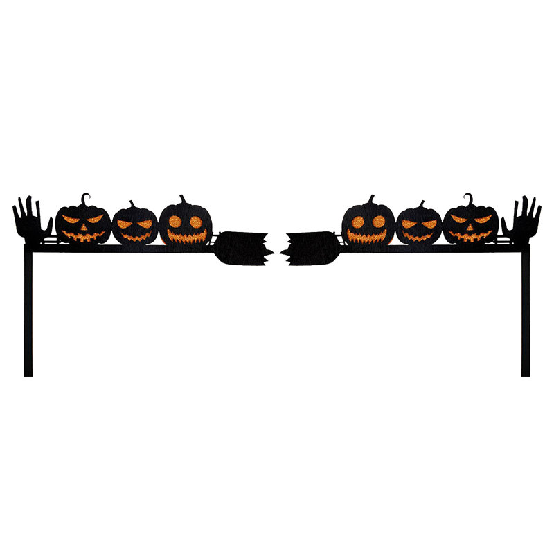 Décoration de cadre de porte d'Halloween