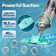 Cordless Handheld Pool Vacuum Cleaner with Telescopic & Extension Poles 9.12ft, 18.5 GPM Suction