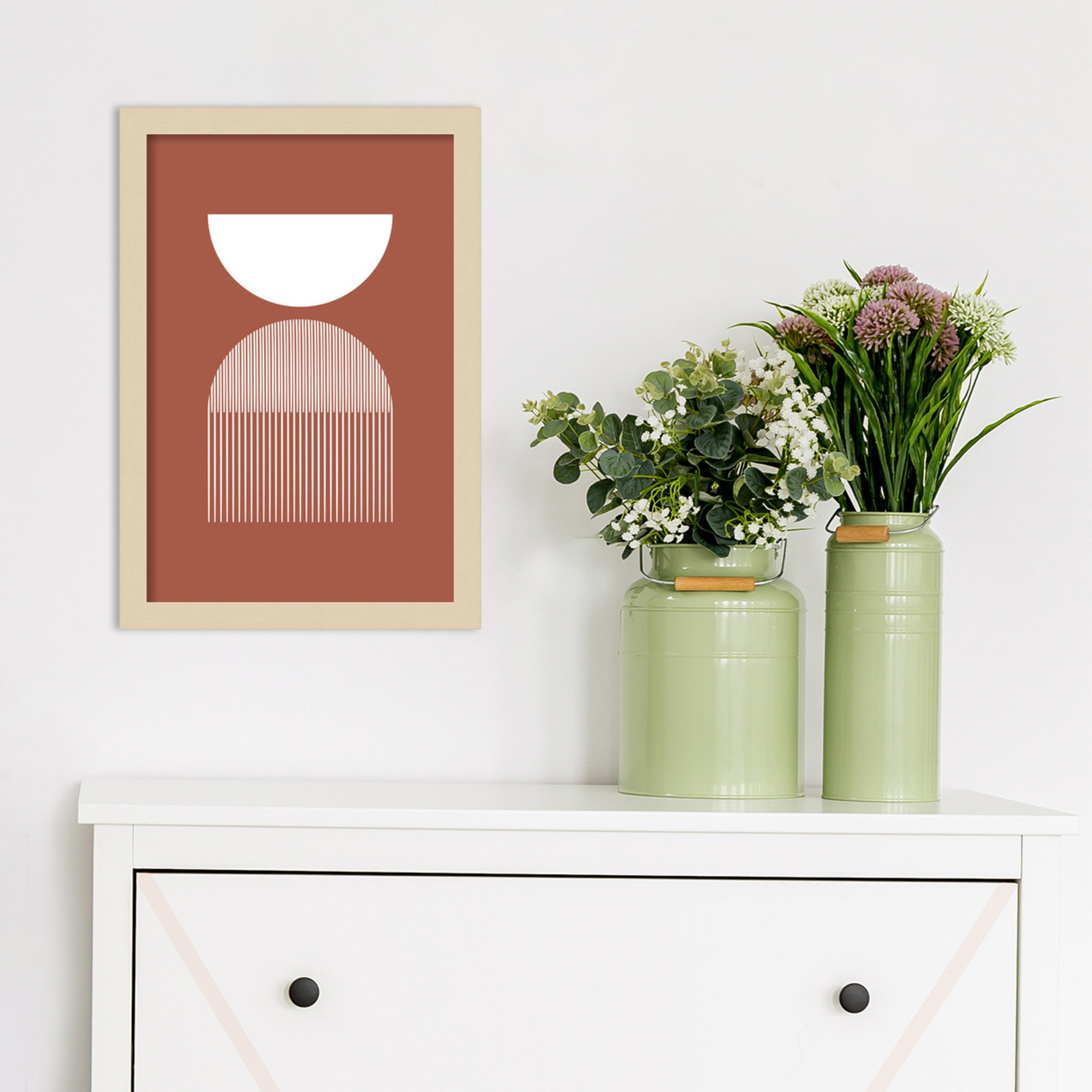 Mid 31 By Jacob Goossen, Brown, 17" H x 12" W x 1" D