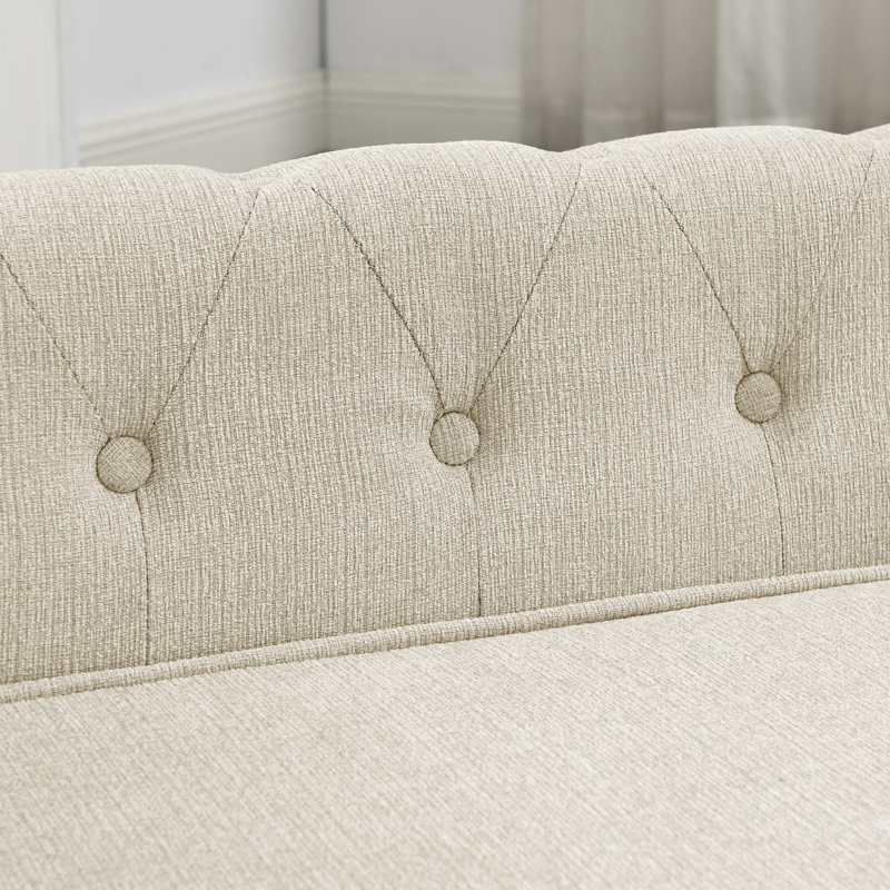 Elevated Rectangle Dog Bed For Small/Medium Dogs - Durable, Comfortable Beige Pet Sofa Couch, Beige