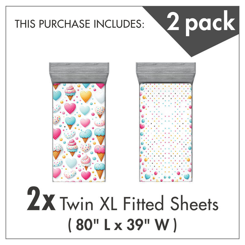 Microfiber Fitted Sheet, Twin Extra Long Fitted Sheet