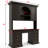 Large Wine Cabinet With Drawers, Anti-Tip – Farmhouse Storage For Dining Room