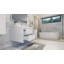 Ensemble de meuble-lavabo mural simple 48 po Carol-Ann-906657472