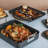 Samuel Groves Mermaid hard anodised roasting dish, with classic handles-103671314