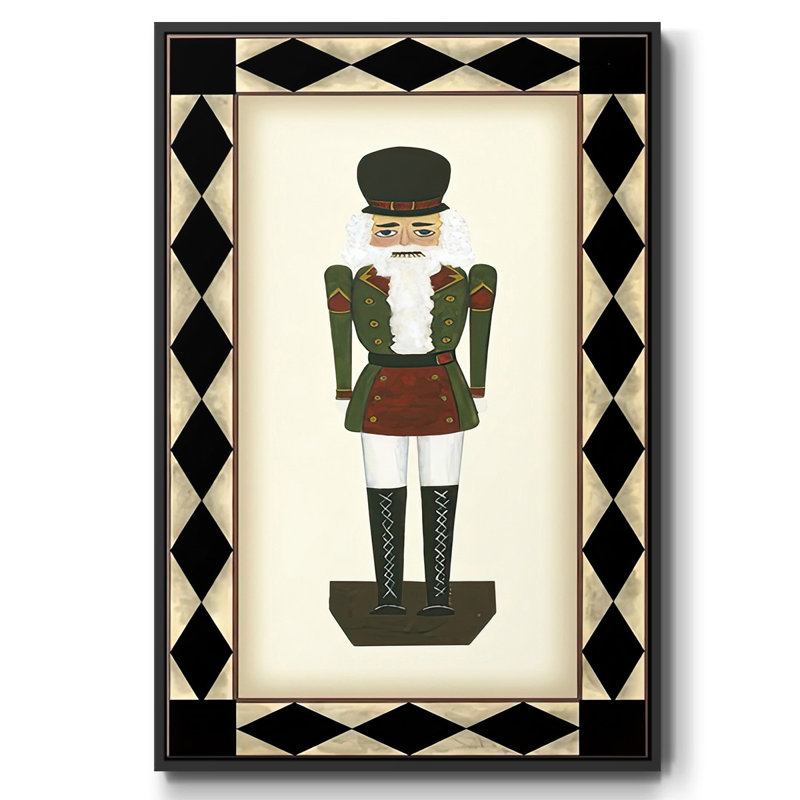 " Nutcracker II ", Black, 25" H x 17" W x 1.5" D