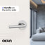 Poignée de porte Arc Passage Design moderne dissimulé pour (couloir et garde-robe) - Style minimaliste élégant en chrome-114645753