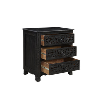 Harleen 30'' W Solid Wood Nightstand