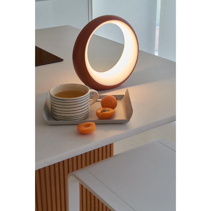 Hoopik LED Outdoor Table Lamp, Red Ochre