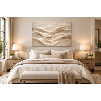 «Neutral Flow Lines», art mural sur toile tendue