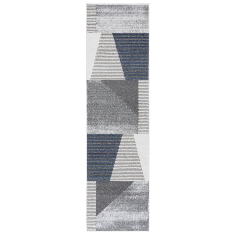 Pyramid Performance Striped Rug, Runner 2'2" x 8'
