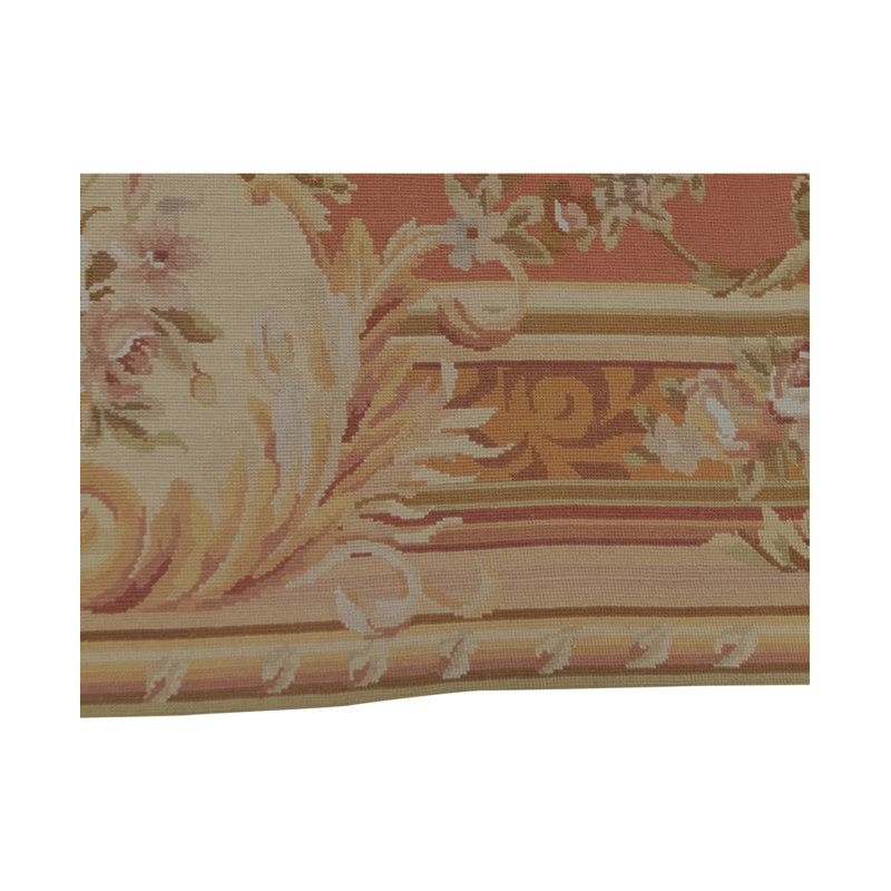 Needlepoint Wool Oriental Area Rug
