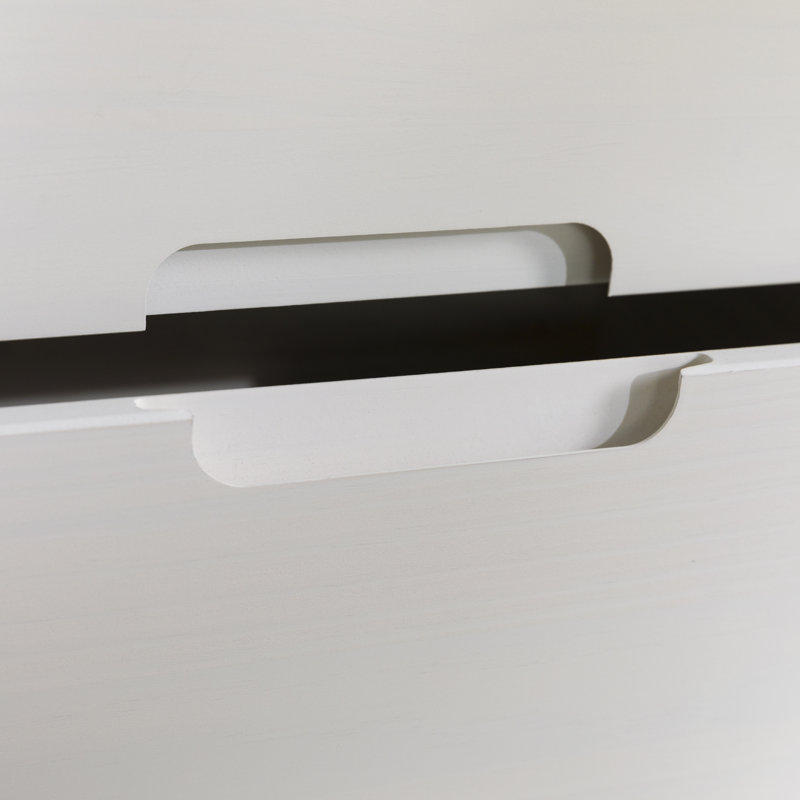 Tables de chevet Aizlyn, Blanc
