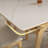 Nordic minimalist rectangular dining table set-104050951