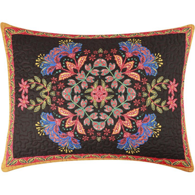 Taie décorative standard Greenland Home Fasion Jessa Midnight, 20 x 26