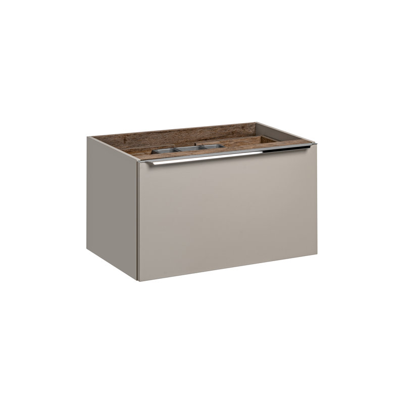 Hesper 80cm Single Bathroom Vanity Base Only, Oak