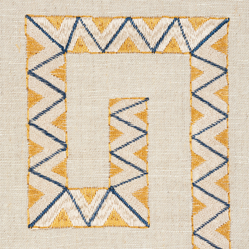 Tissu de broderie Prado, Safran
