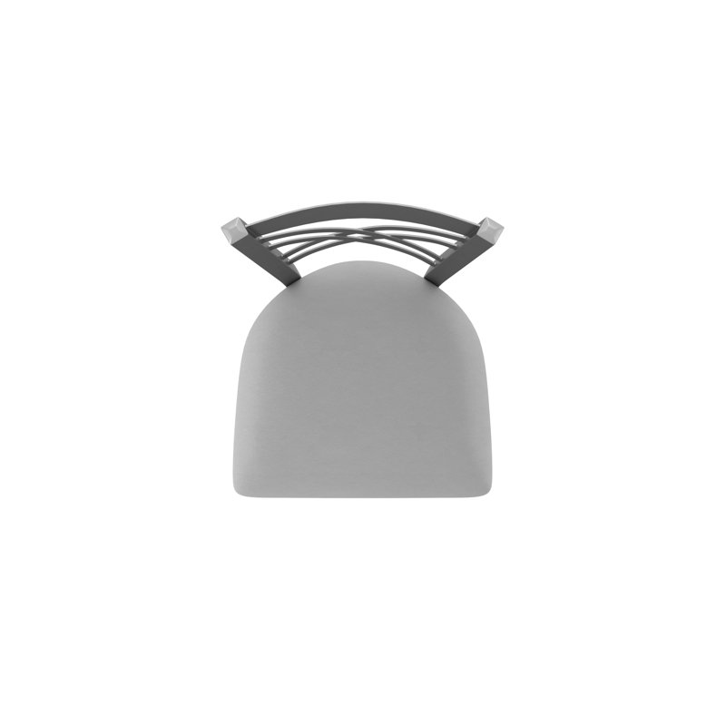 Tabouret pivotant 820 Catalina, Vinyle - gris Folkstone Canter, Tabouret de comptoir (siège d'une hauteur de 25 p