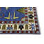 Tapis oriental géométrique rectangulaire en laine 8 x 10 Kazak-829558341