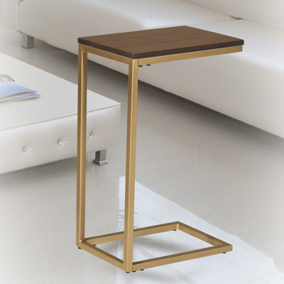 Kazik Solid Wood Top End Table