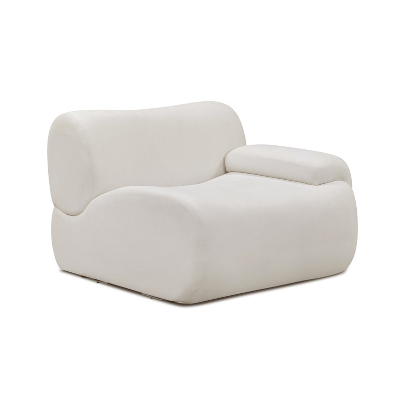 Chaise de coin Zenith Raf, Mélange de polyester gris