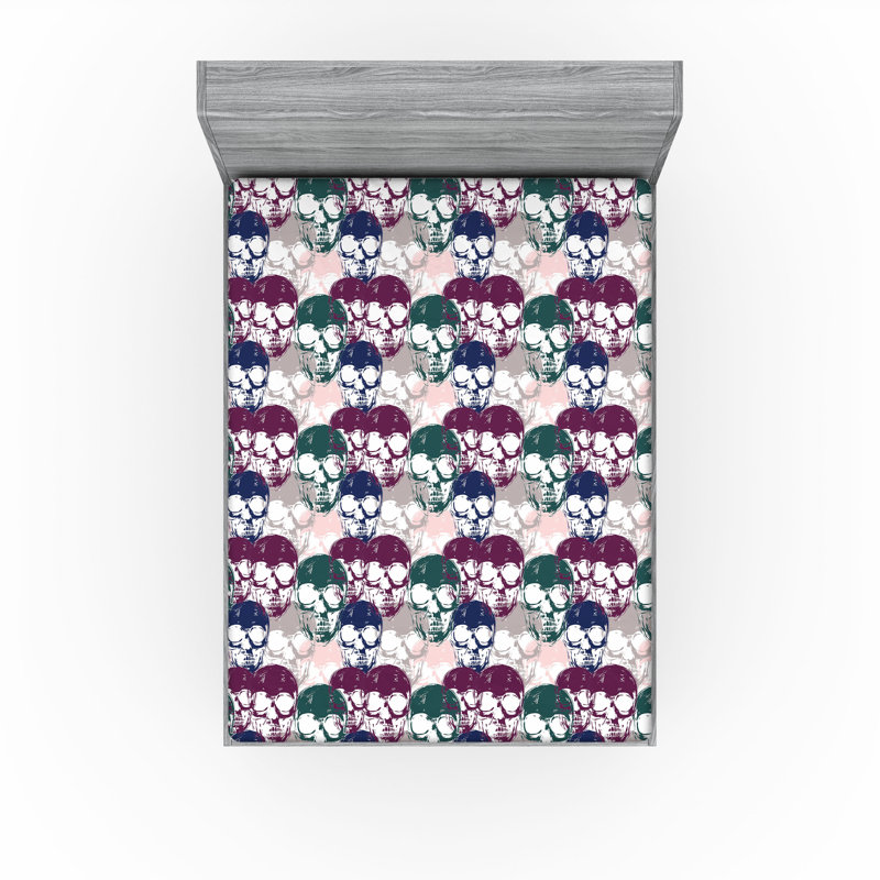 Drap-housse crâne Ambesonne, Drap-housse très grand californien