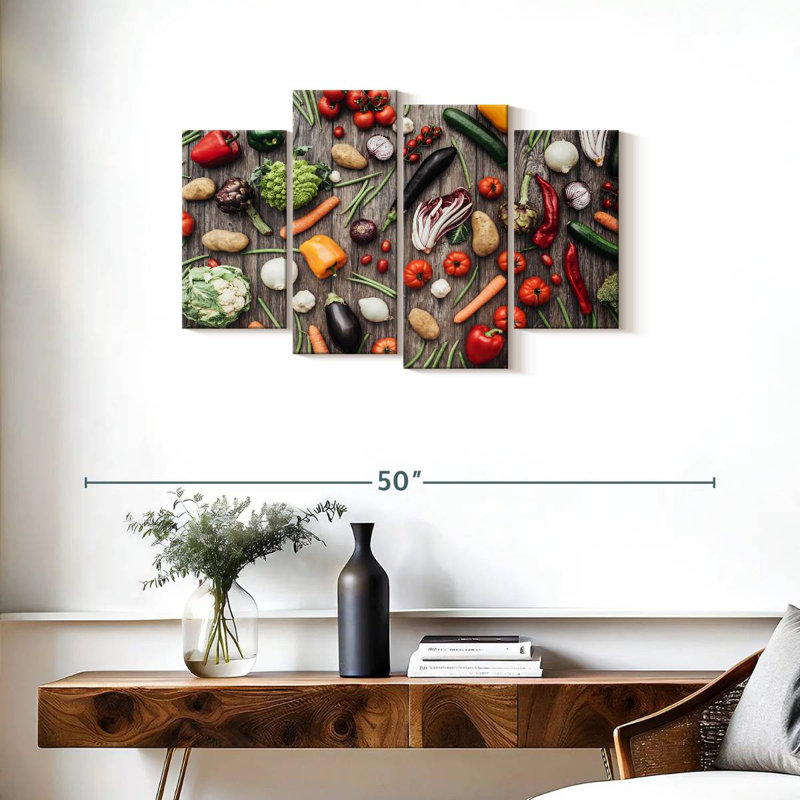 Organic Vegetables, H 22 po x l 36 po