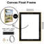 Cadre photo sur toile flottant or noir moderne-68850528-68850534-68850535-68850584